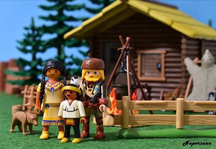 playmobil cabaña del lago