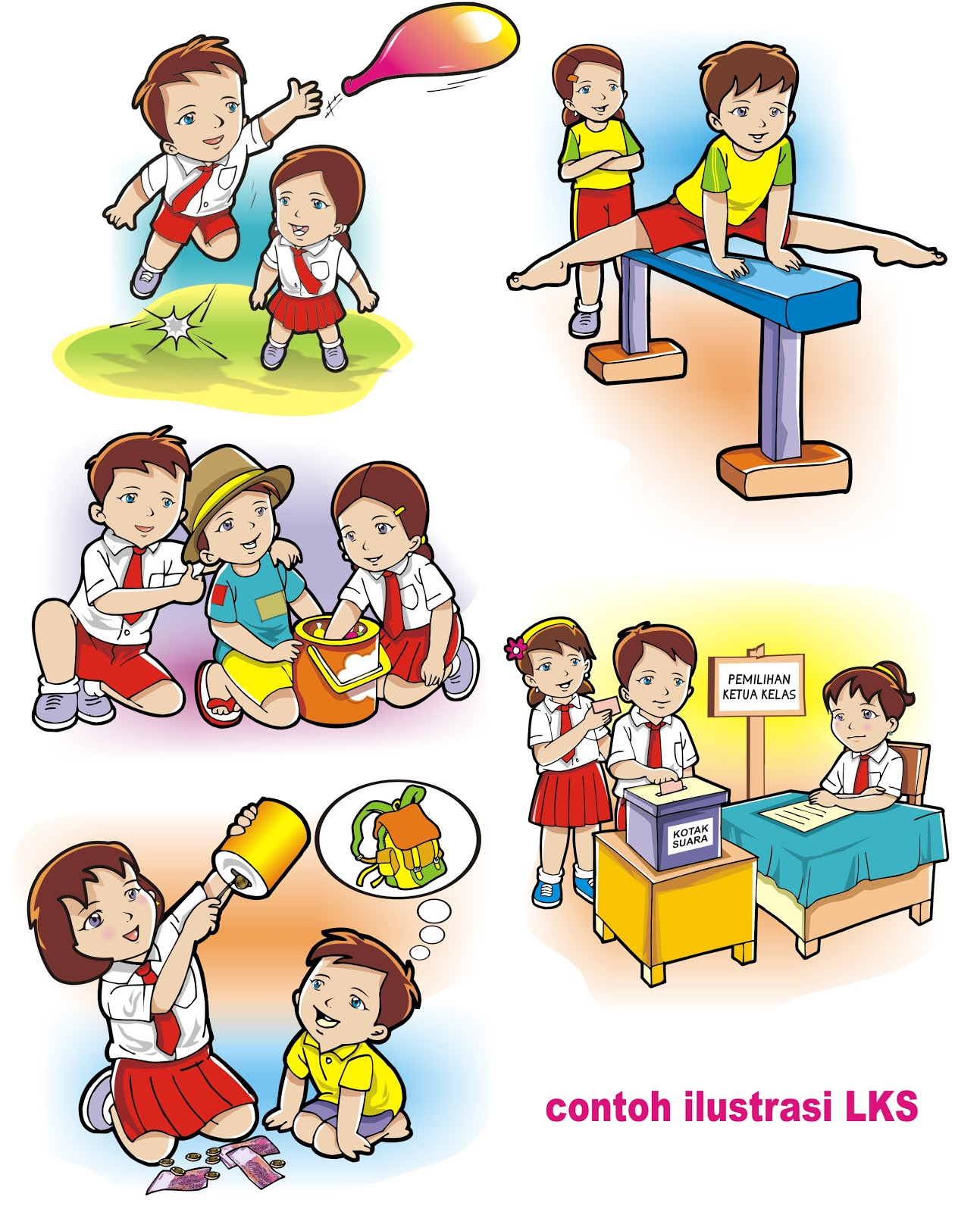 SENI BUDAYA KELAS 8 BAB 2, MENGGAMBAR ILUSTRASI