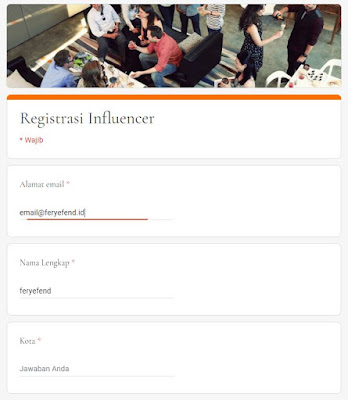 Formulir Pendaftaran Partner NowMe Indonesia Ayo Berkembang Bersama NowMe Live Commerce Terbaik di Asia Tenggara