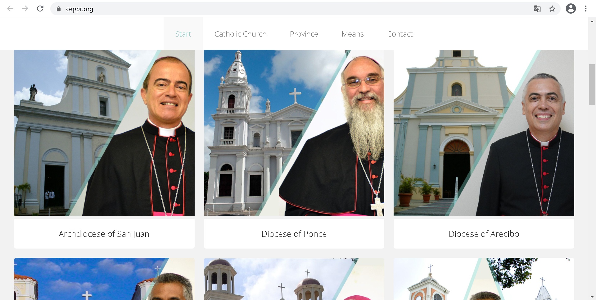 StoryMapJS Catholic Dioceses in Latin American