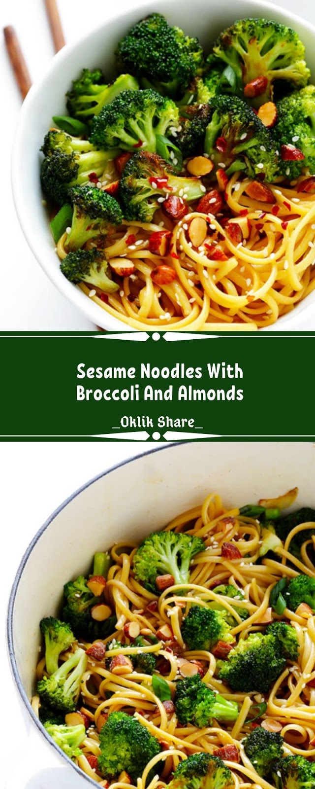 Sesame Noodles With Broccoli And Almonds