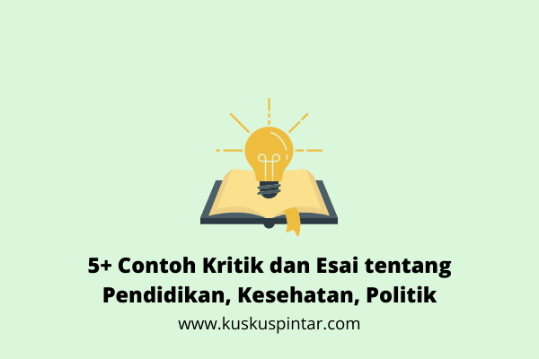 Contoh Kritik dan Esai