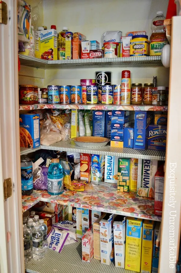 Kitchen Pantry full of food