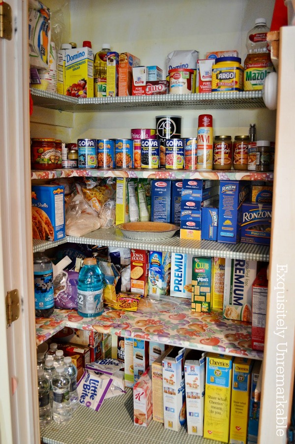 My Pretty Cottage Style Pantry Makeover Exquisitely Unremarkable