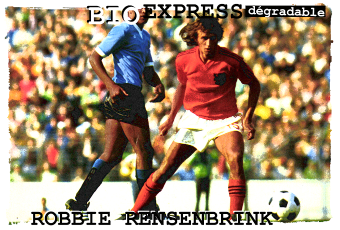 BIO EXPRESS DEGRADABLE. Robbie Rensenbrink (1947-2020).