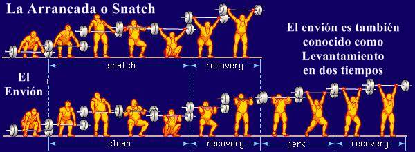 Entrenamiento con pesas, powerlifting y weightlifting (halterofilia)