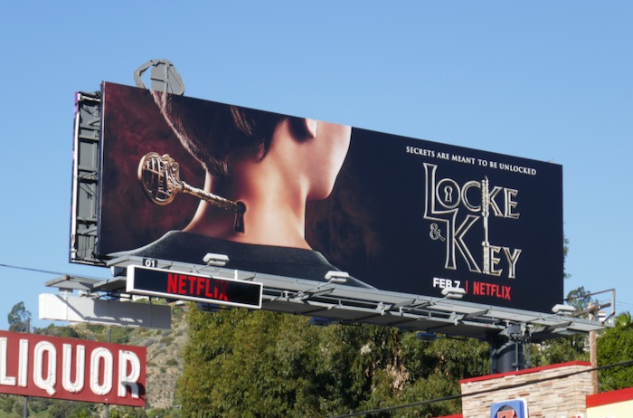 Locke & Key Netflix series billboard Locke & Key Netflix series billboard