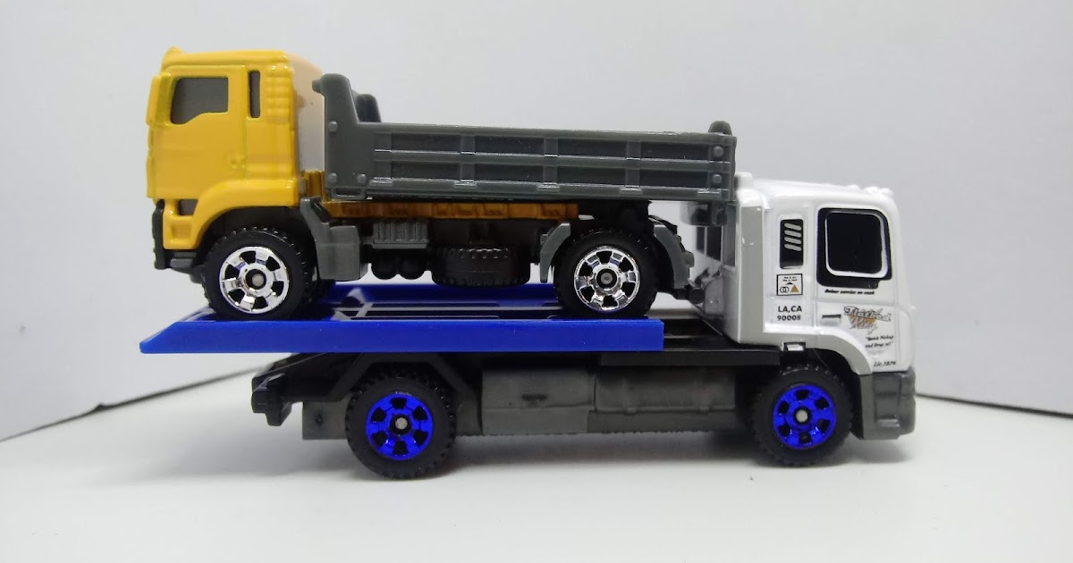Toy Car Scale Comparison Matchbox "Flatbed King" and "MAN TGS Dump"