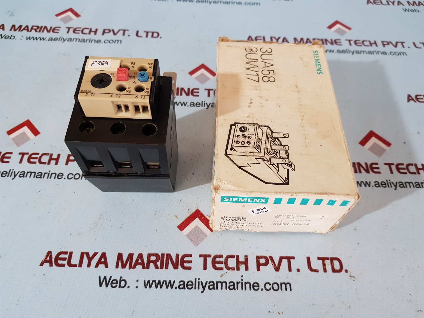 SIEMENS 3UA58/3UW17 OVERLOAD RELAY Aeliya Marine