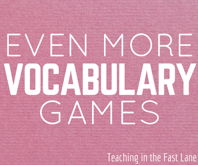 The next installment of my students' FAVORITE word wall games!