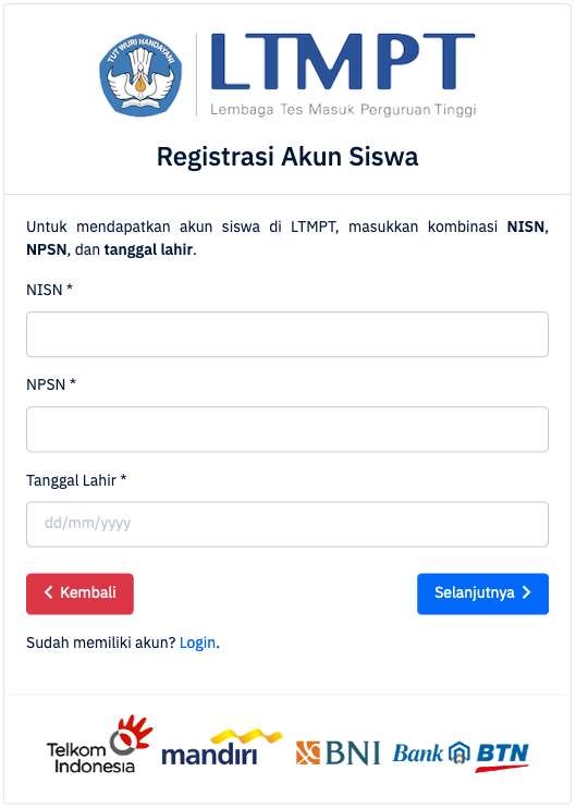 Download Panduan Cara Registrasi Dan Verifikasi Akun Siswa Di Ltmpt 2021 Pdf Snmptn Utbk Sbmptn Tahun 2021