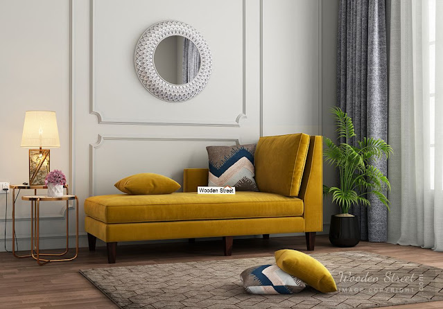 Yellow Chaise Lounge Online in India