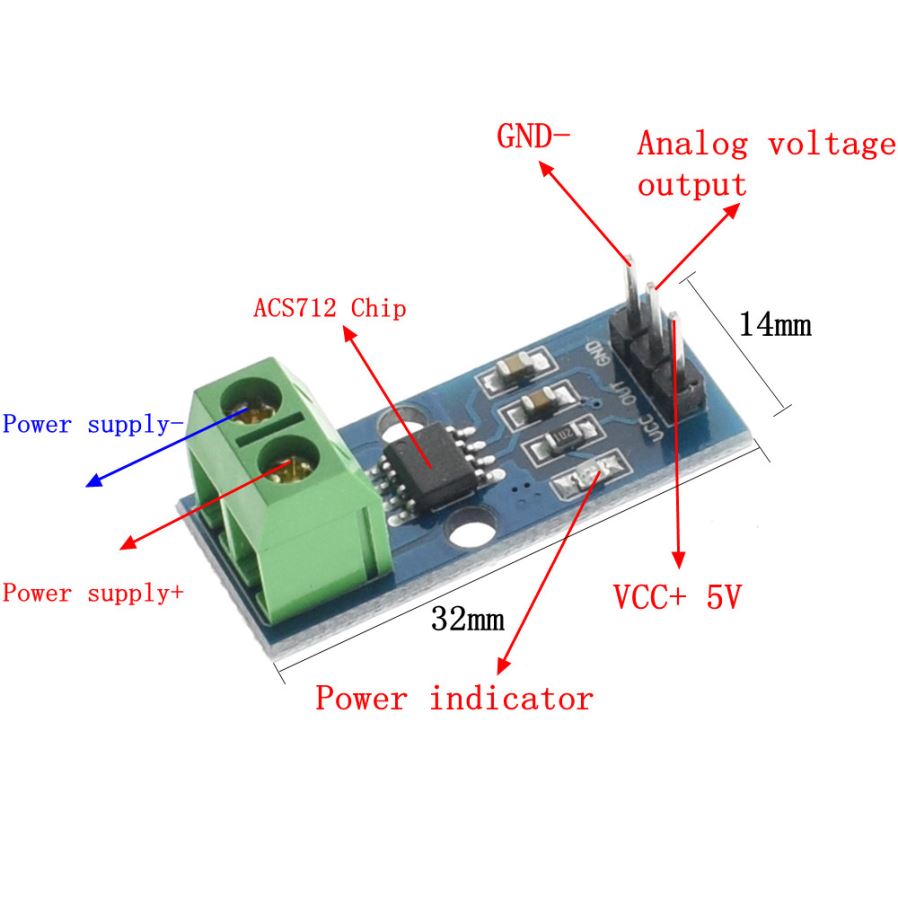 Acs712 30A Current Sensor Arduino Code at Nancy Spradlin blog
