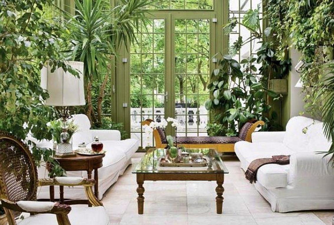 beautiful interior garden living room