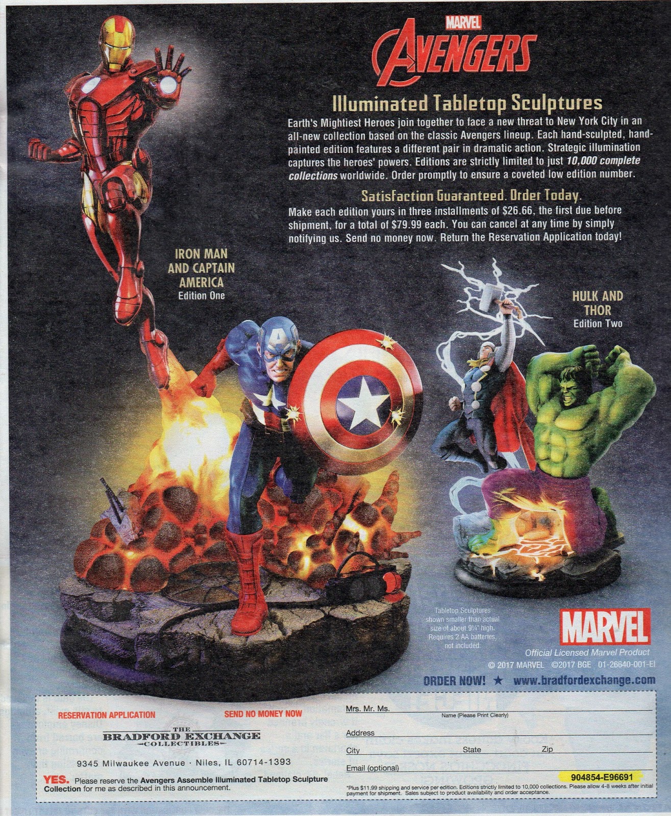 Action Figure Imagery Toy Reviews Avengers Illuminated Table Top