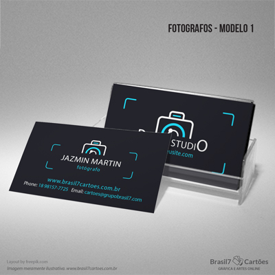modelo de cartão de visita para fotógrafo blog brasil7 cartões