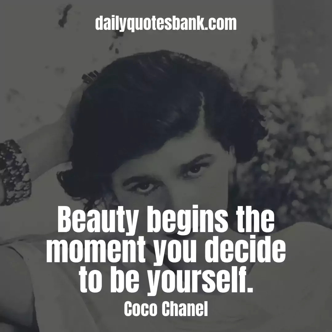 Coco Chanel Quotes About Beauty, Fashion, Women and Love