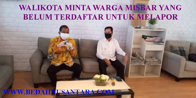 Walikota Minta Warga Misbar Yang Belum Terdaftar untuk Melapor 1 SYARIF%2B2