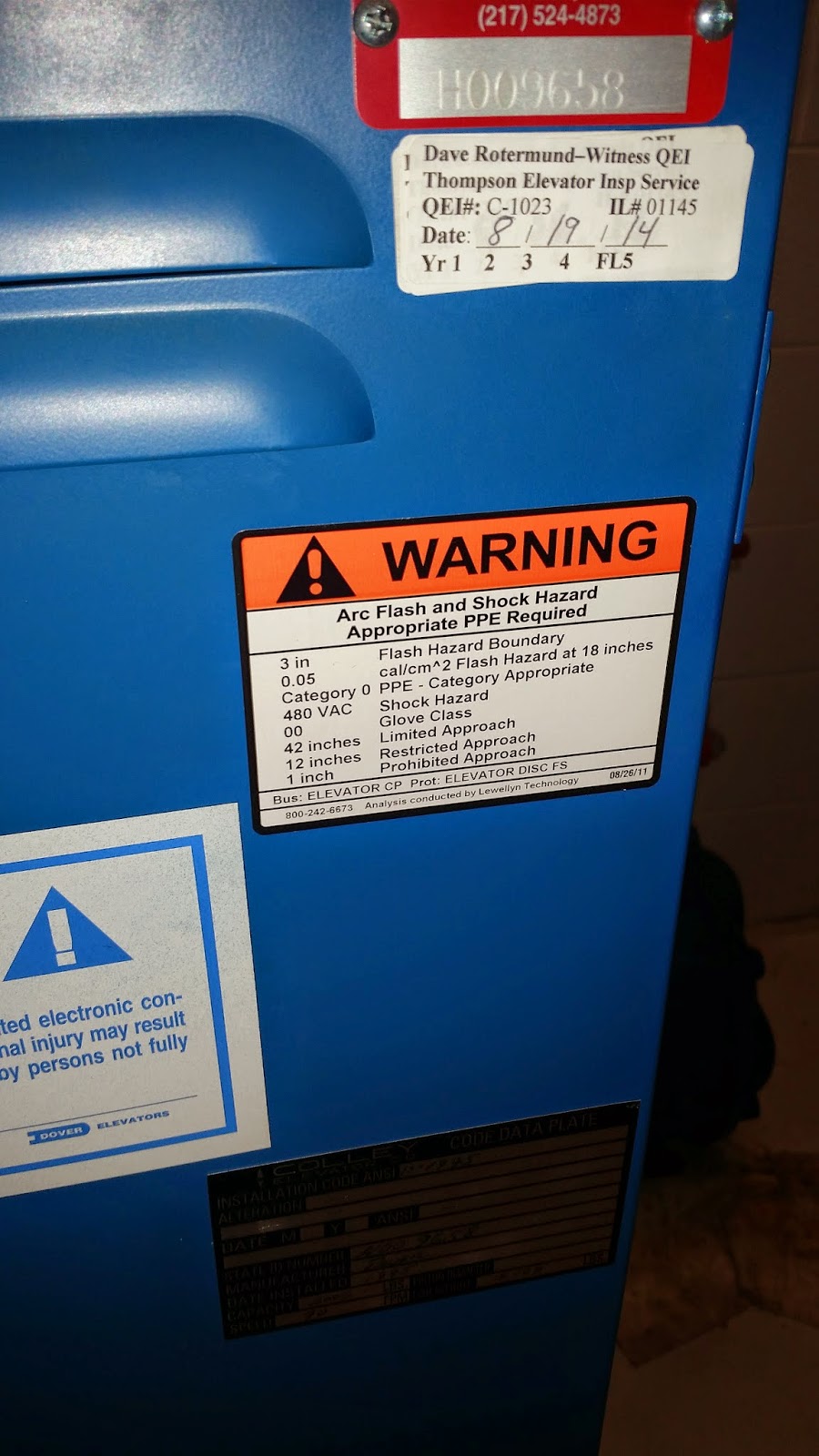 Chicago Elevator Maintenance Colley Elevator 00 Elevator electrical