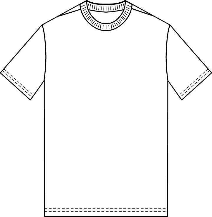 The Sketchpad: Blank T-Shirt Template