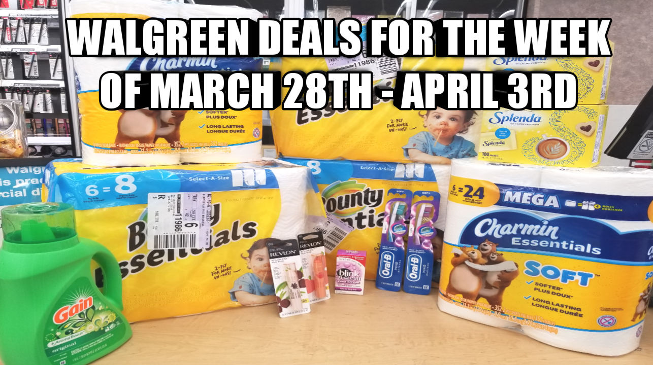 WALGREEN DEALS FOR THE WEEK OF MARCH 28TH APRIL 3RD