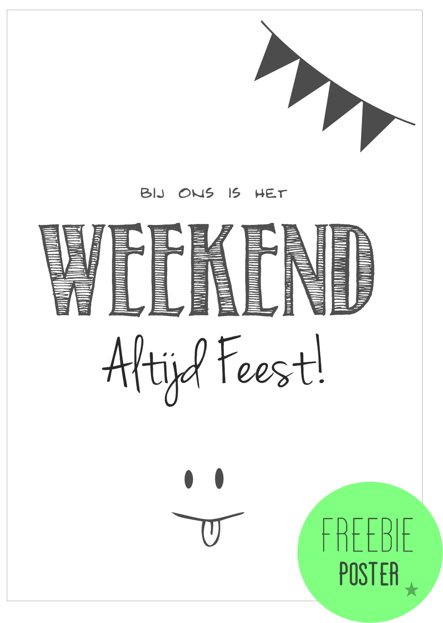 STIJL! Het weekend goed beginnen!