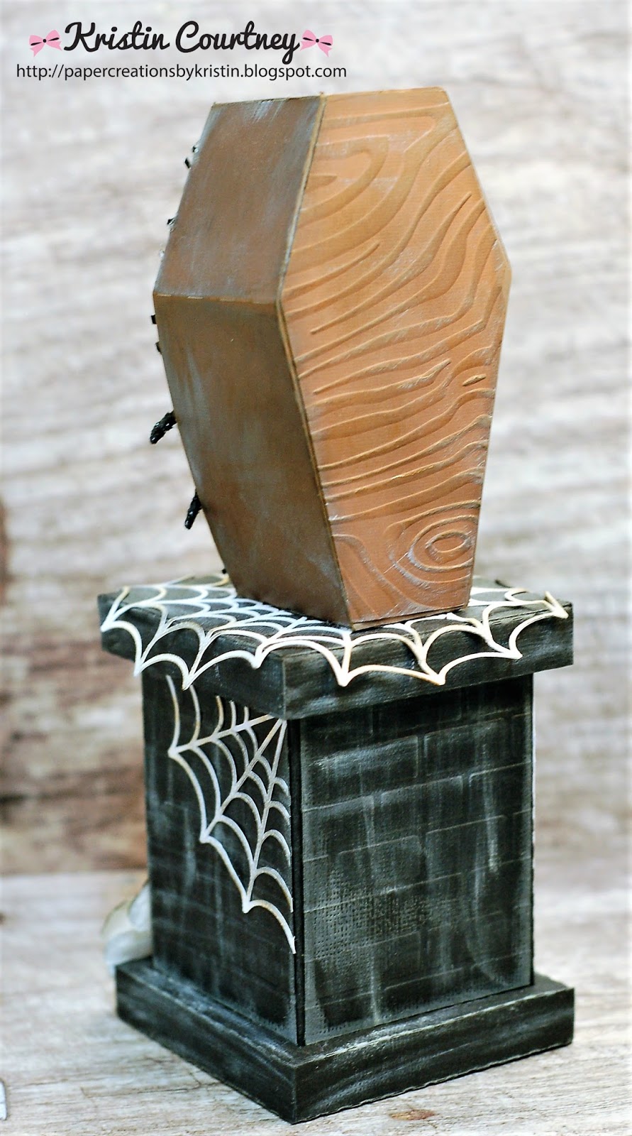 Paper Creations by Kristin Halloween Pillar Decoration