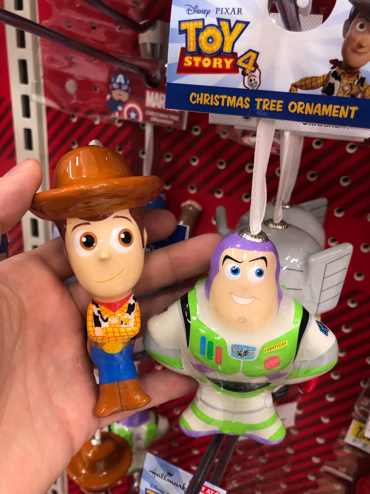 toy story 4 buzz and woody decoupage ornaments 