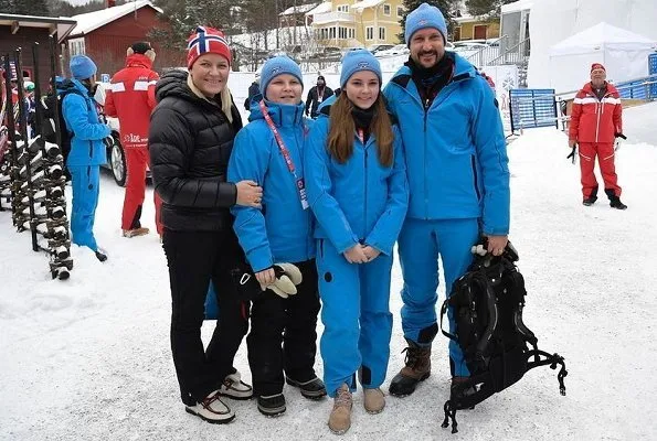 Crown Prince Haakon, Crown Princess Mette-Marit and Princess Ingrid-Alexandra