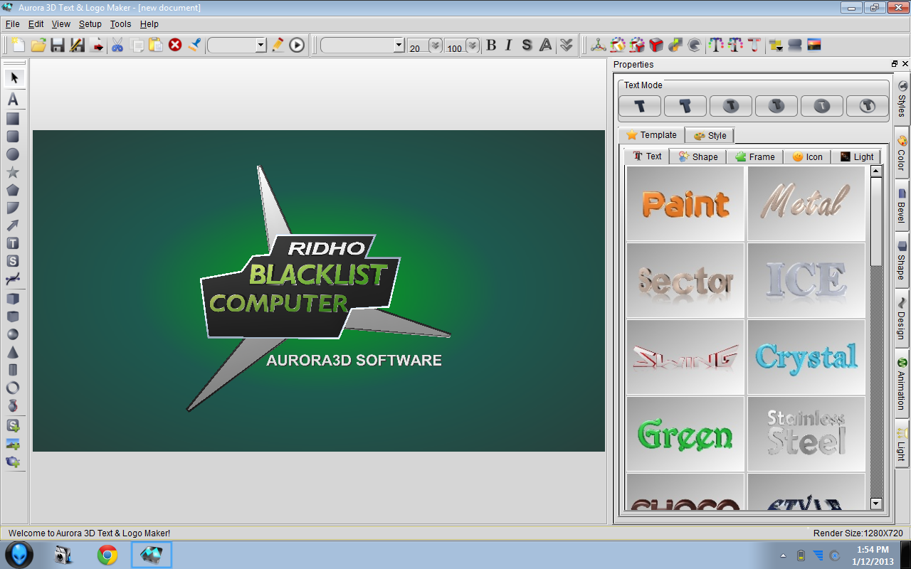 Aurora 3D Text & Logo Maker Full Version