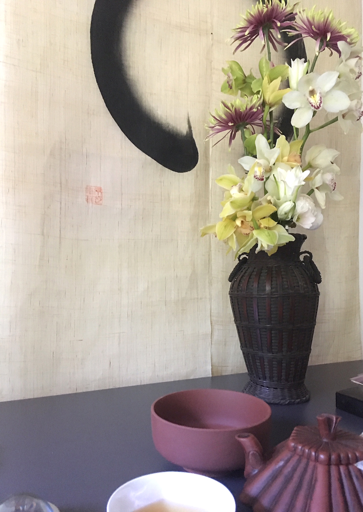 Flowersformilan / flowers for bamboo ikebana vase