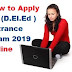 How to Apply Odisha CT (D.El.Ed ) Entrance Exam 2019 Online