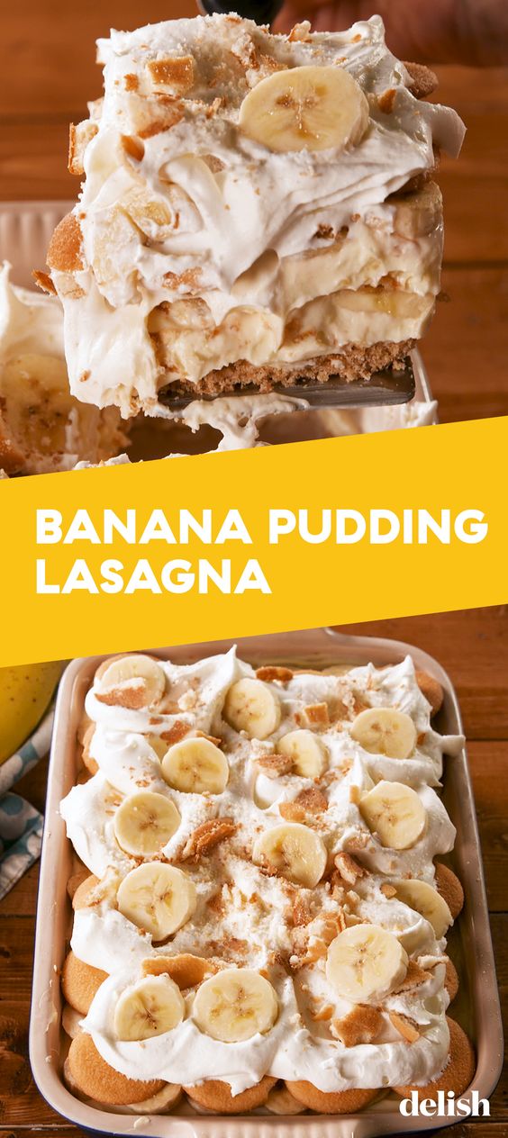 Banana Pudding Lasagna COOKS DISHES