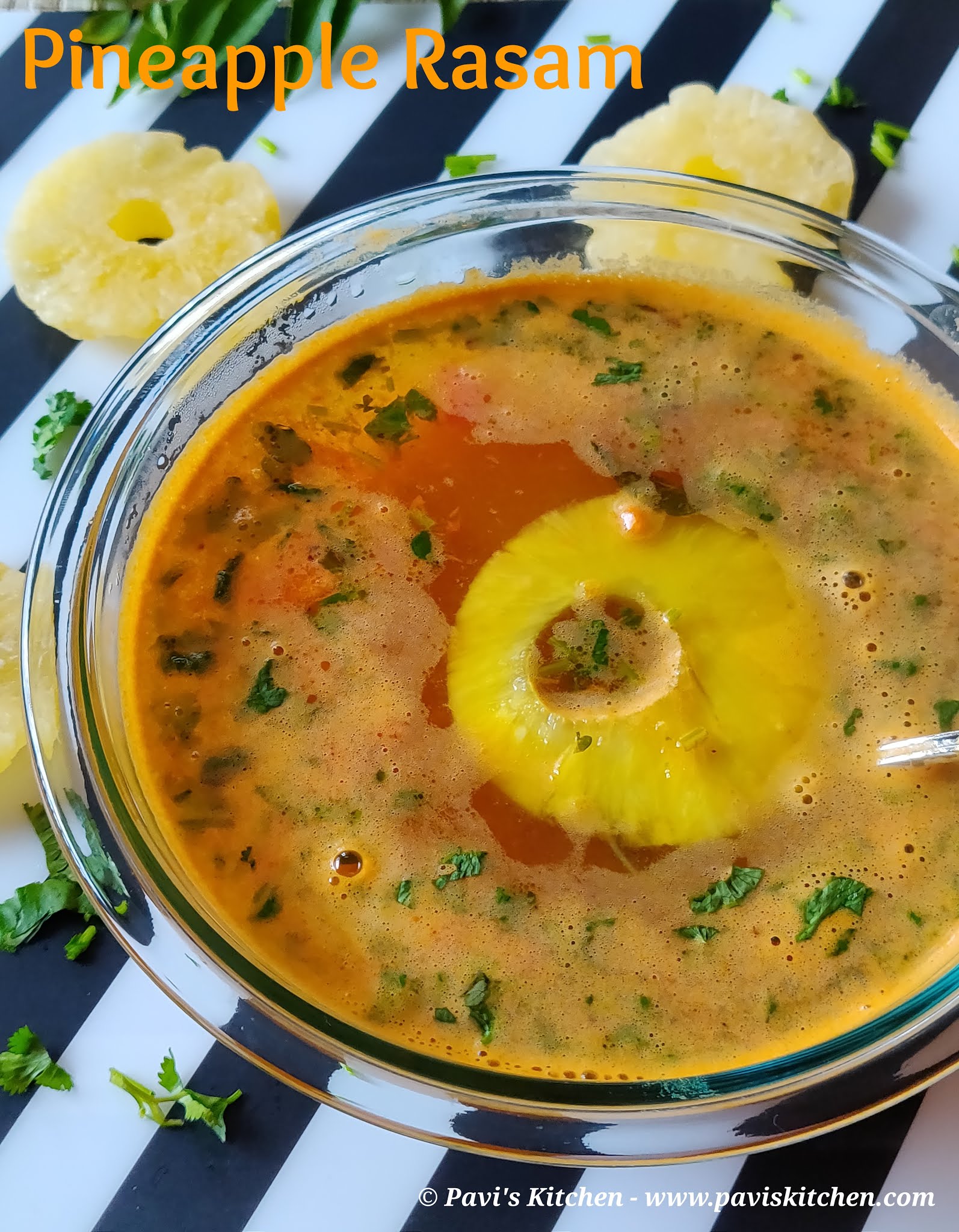Pineapple rasam recipe How to make pineapple rasam Annachi palam