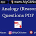 150+ Analogy (Reasoning) Questions with Solution Free PDF