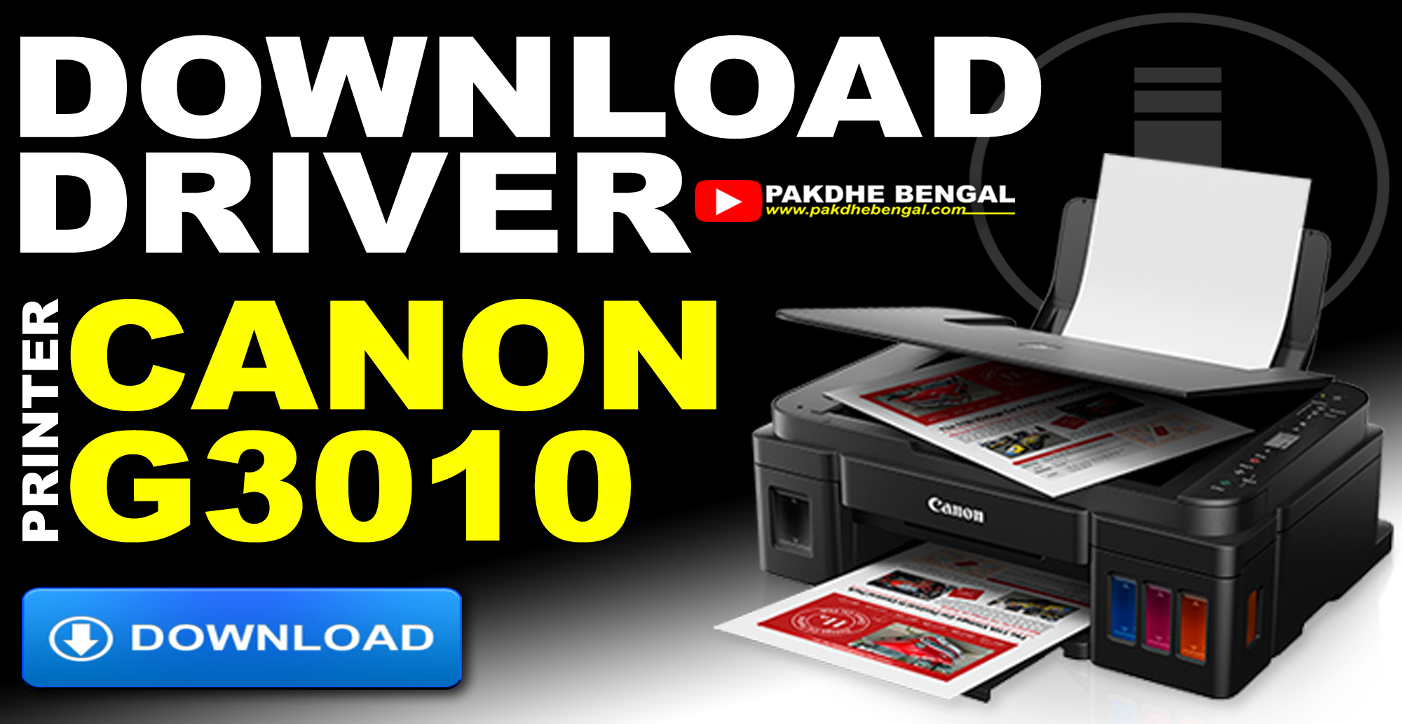 Download Driver Printer Canon PIXMA G3010 Driver Canon G3010 Lengkap