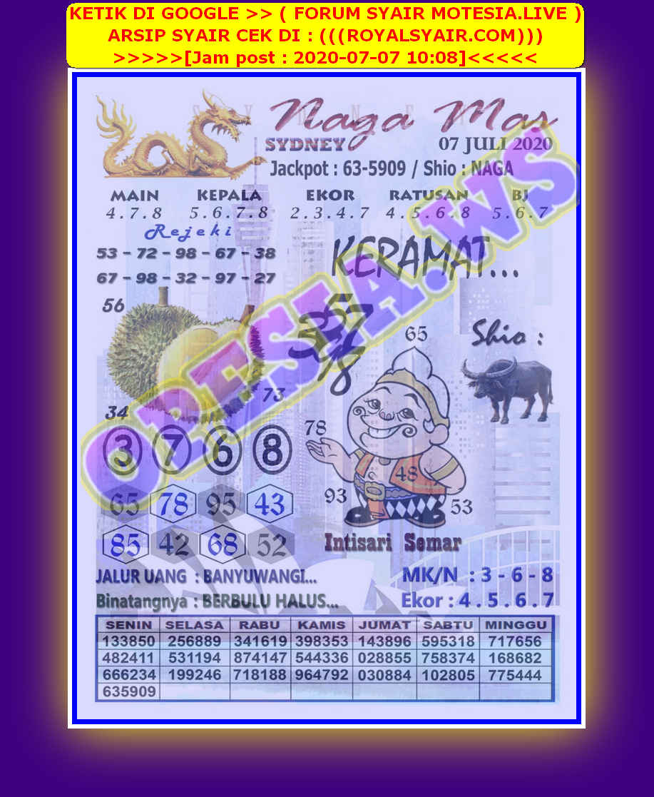 1 New Message Kode Syair Sydney 7 Juli 2020 Forum Syair Togel Hongkong Singapura Sydney 1 New Message Kode Syair Sydney 7 Juli 2020 Forum Syair Togel Hongkong Singapura Sydney