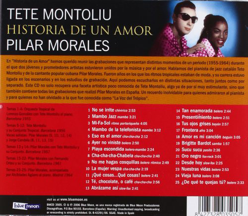 La Fonoteca Musical Tete Montoliu Pilar Morales Historia De Un Amor 