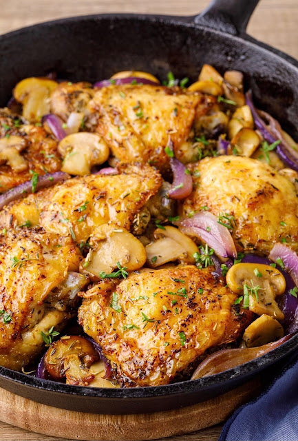 Healthy Chicken and Mushroom Recipe