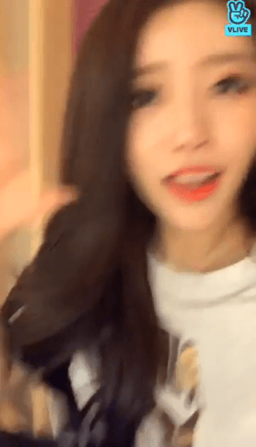 러블리즈 청순 이미주 V앱움짤