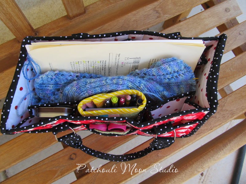 Patchouli Moon Studio~Catch All Caddy for My Knitting
