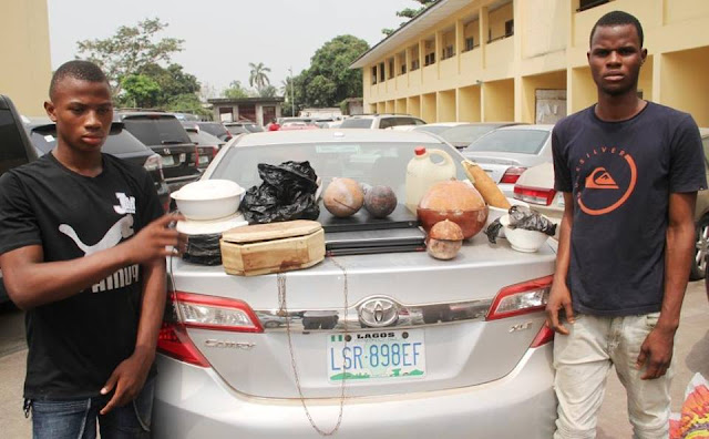 Yabatech G boys Arrested And See Items Recovered From Them