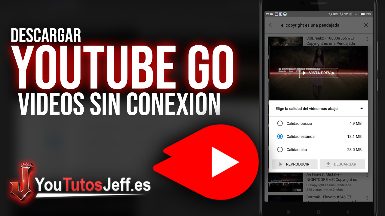 Como Descargar Youtube Go - Ver Vídeos sin Conexión