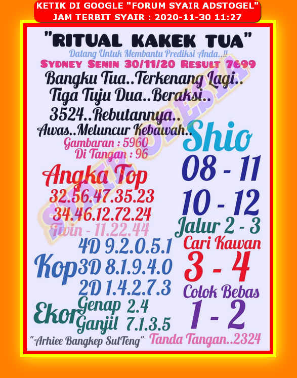 Syair Hk Ritual Kakek Tua Dengan Putra Baginte