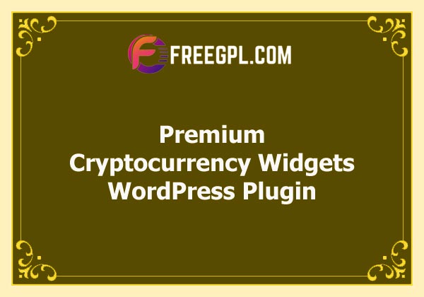 Premium Cryptocurrency Widgets | WordPress Crypto Plugin Free Download