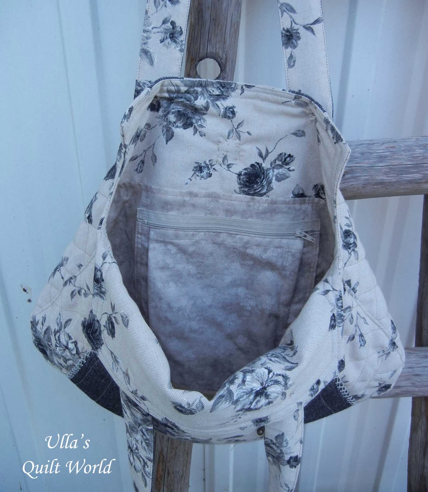 Ulla's Quilt World Rose bags quilt, PATTERN+TUTORIAL