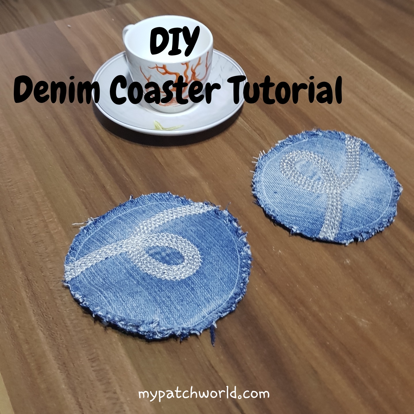 DIY denim coasters All about patchwork and quilting