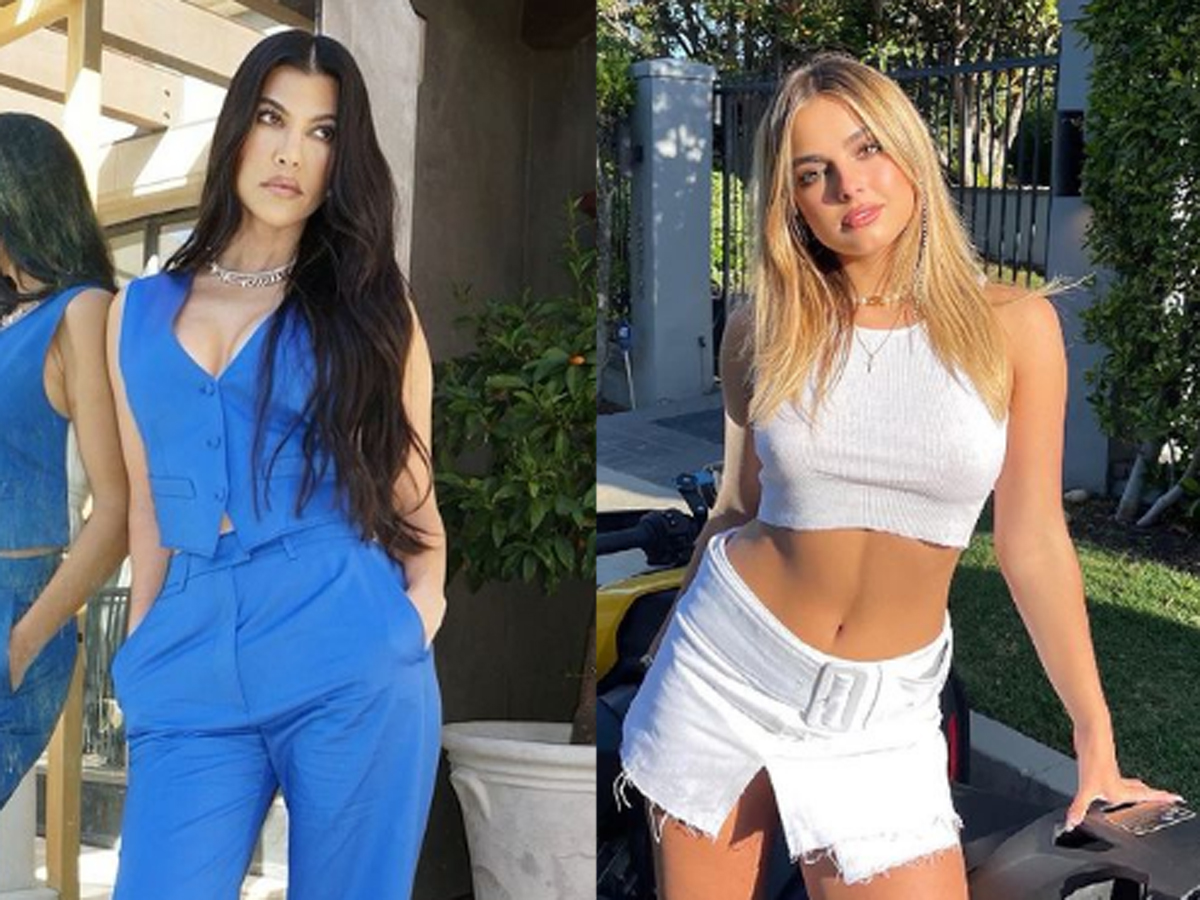 How much Kourtney Kardashian and Addison Rae has the age difference