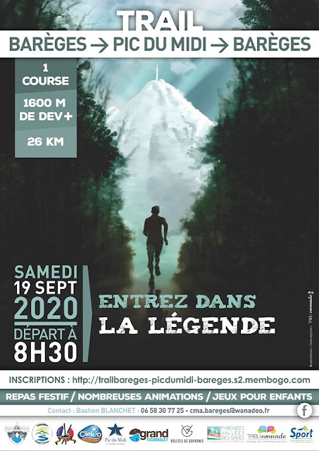 Le trail Barèges Pic du midi Barèges 2020