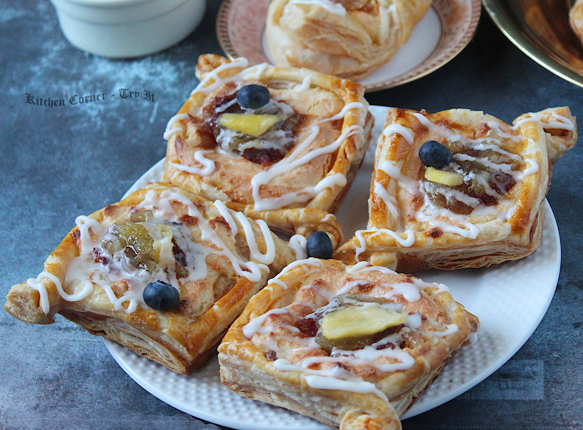 Easy Pineapple Cream Cheese Danish